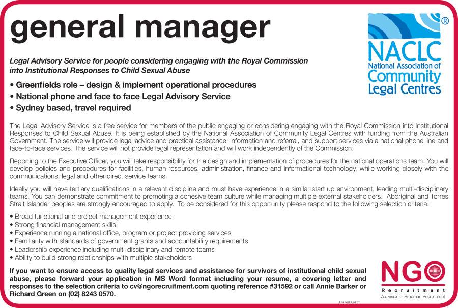 general manager qualifications