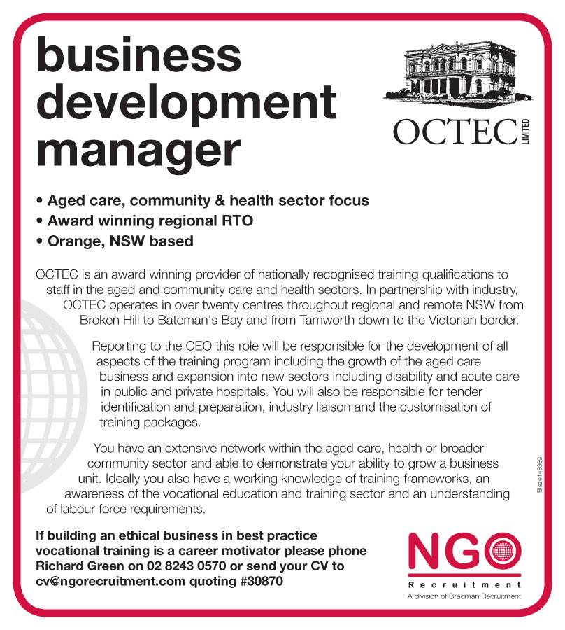 Business Development Manager 